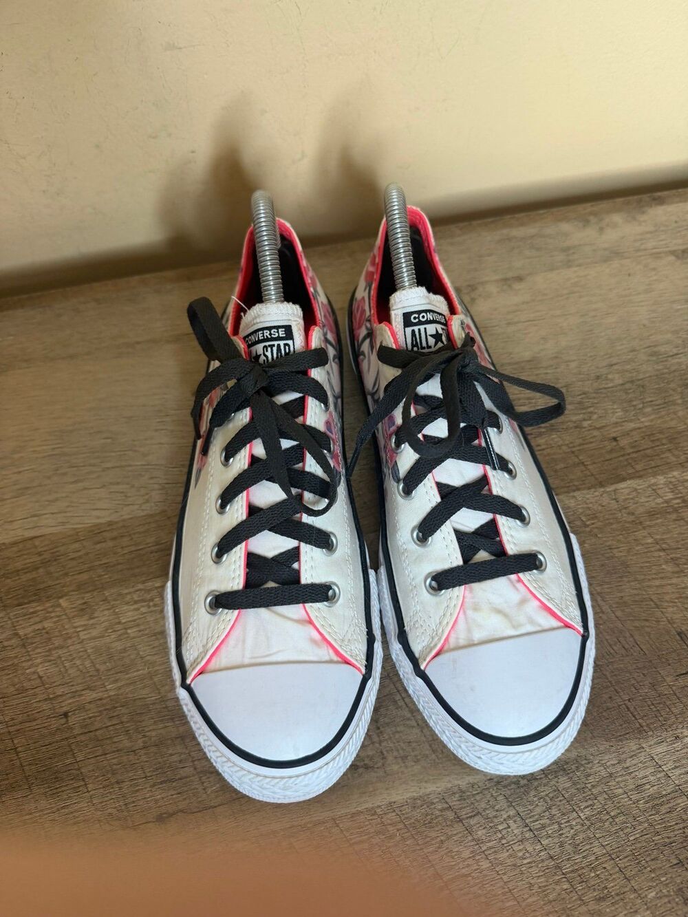 Converse Chuck Taylor All Star OX Shoes Sneakers size 6 youth floral - Picture 4 of 9